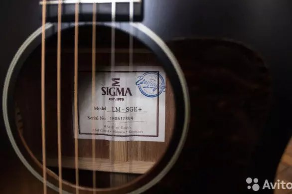 SIGMA gitary akustyczne: modele, modele elektryczne i klasyczne Producent, DM-ST + i DM-1ST, GMC-Ste + i inne gitary 27130_4
