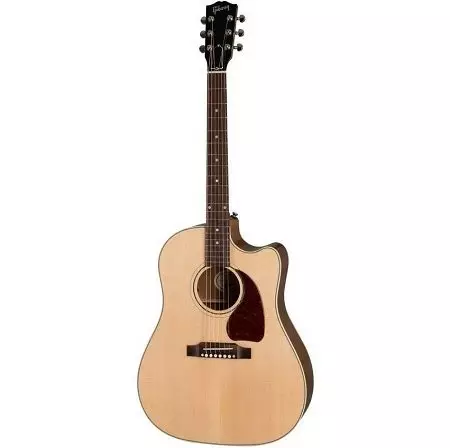 Gibson-Gitarren (34 Fotos): E-Gitarren und akustische, Bassgitarren und halbakustisch, les paul und sg, andere Modelle und Auswahl von Strings 27140_18