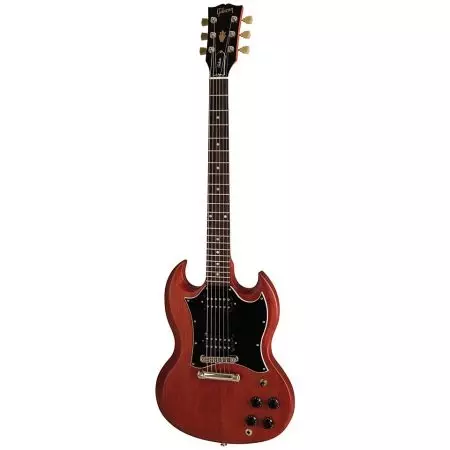 Gibson-kitarat (34 kuvaa): Sähkökitarat ja akustiset, bassikitarat ja semi-akustinen, Les Paul ja SG, Muut mallit ja valikoima merkkijono 27140_22