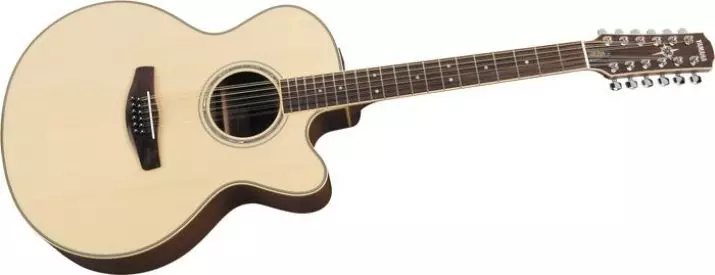 Јамахарски гитари (41 фотографии): Трасиран FG-TA и полубуркет, Gigmaker и други модели, избор на избор. Како да го проверите серискиот број? 27143_9