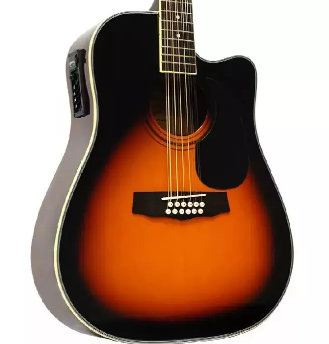 Martinez gitara: elektr va klassik, davlat-ishlab chiqaruvchi, W-91c BK va W-124 BC / N, akustika W-164 P / SB va boshqa modellari, sharhlar 27152_15