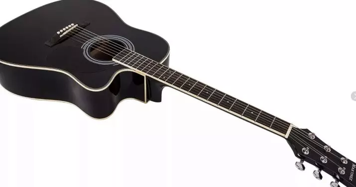 Martinez gitara: elektr va klassik, davlat-ishlab chiqaruvchi, W-91c BK va W-124 BC / N, akustika W-164 P / SB va boshqa modellari, sharhlar 27152_20
