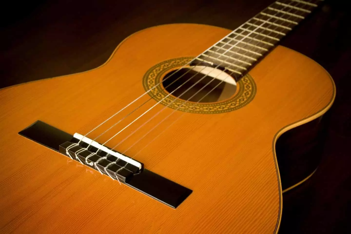 Nylon-Saiten für Akustikgitarre: Wie man steckt und zieht? Welche synthetischen Saiten sind besser?