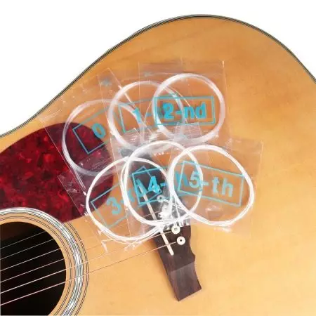Cordes en nylon pour guitare acoustique: comment mettre et tirer? Quelles chaînes synthétiques sont meilleures? 27162_4