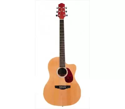 Typer av akustiske gitarer: Med en bred grib og smale, typer på formen på kroppen, tynne gitarer og andre varianter, uvanlige alternativer 27163_16