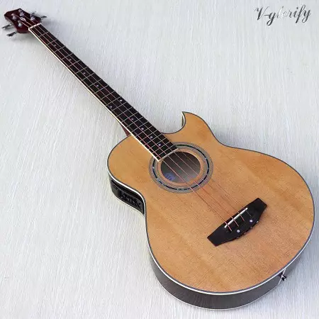 Ama-Acoustic Bass Guitars: Izici, amathiphu wokukhetha kanye namamodeli amahle kakhulu we-acoustic 27165_4