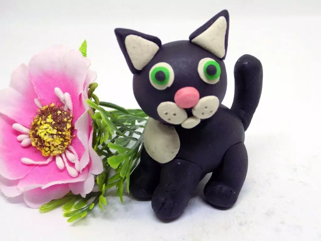 ¿Cómo hacer un gato o un gato de plastilina? ¿Cómo hacer un gato con estufas paso a paso? ¿Cómo esculpir un gatito con niños en etapas? Modelar diferentes gatos lo hacen usted mismo.