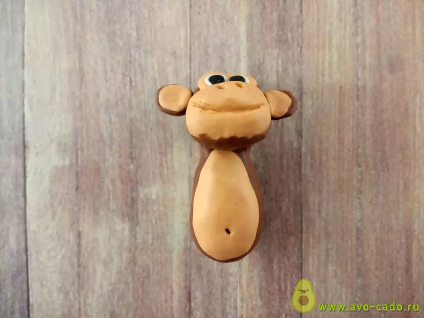 Plasticine Monkey: how to make a simple monkey children step by step? How to make different figures in stages? 27192_21