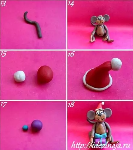 Monkey van klei: 'n Eenvoudige as 'n blinde aapkinders stap vir stap? Hoe om verskillende figure in fases te maak? 27192_26