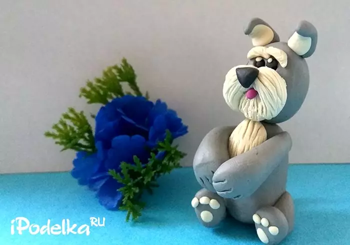 Kuinka tehdä koira muovista? 88 Kuva Kuinka tehdä koira lapsille Acorns ja Plasticine? Step-by-Step Husk ja muut luvut 27212_15