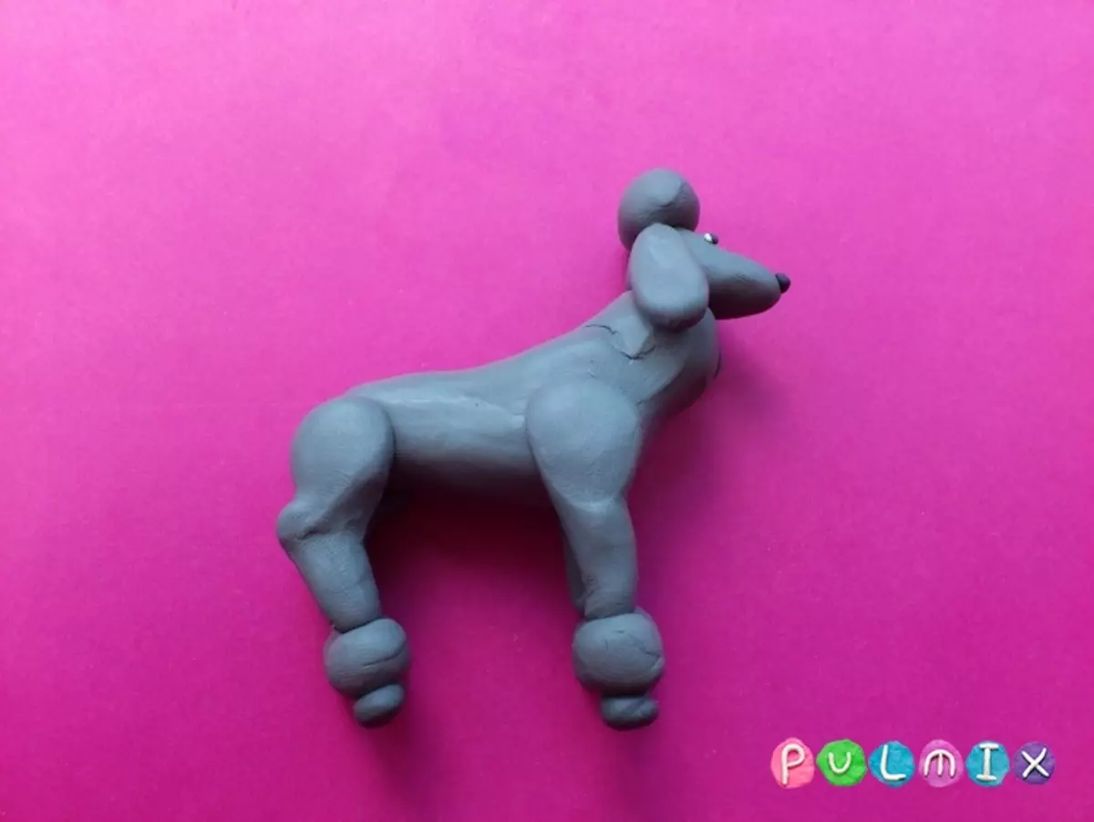 ¿Cómo hacer un perro de plastilina? 88 Foto ¿Cómo hacer un perro para niños de bellotas y plastilina? Cáscara paso a paso y otras figuras 27212_58