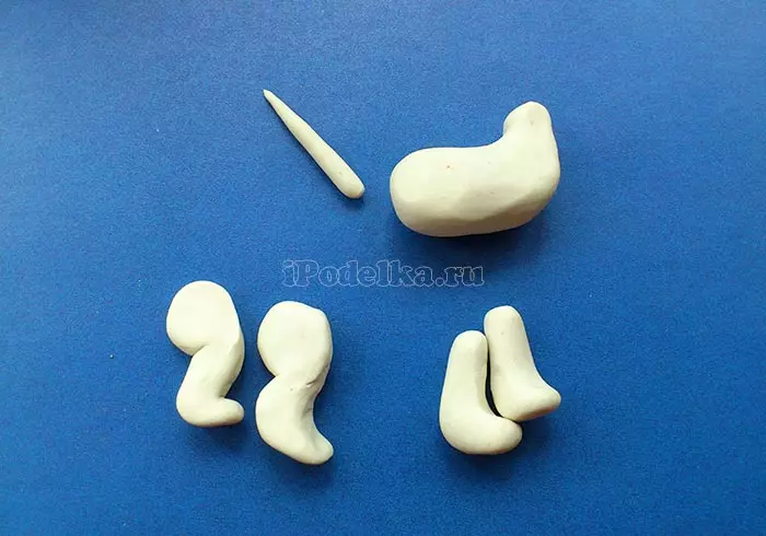 Come fare un cane dalla plastilina? 88 Foto Come fare un cane per bambini da ghiande e plastilina? Husk passo-passo e altre figure 27212_7