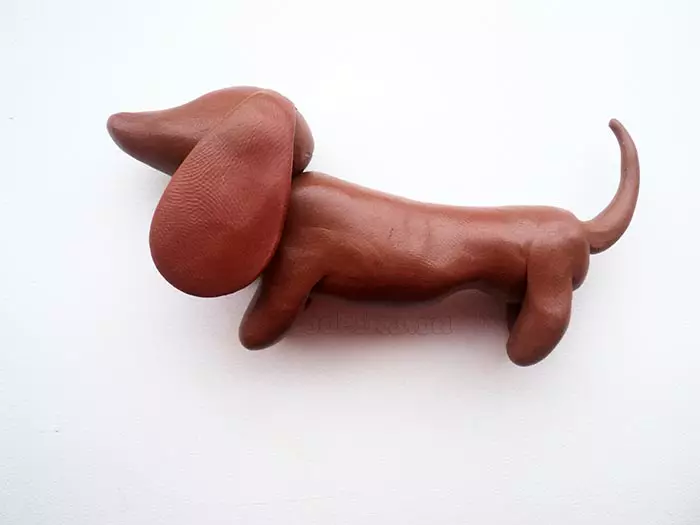 Hoe een hond van plasticine te maken? 88 Foto Hoe een hond te maken voor kinderen van eikels en plasticine? Stap-by-step-husk en andere figuren 27212_79