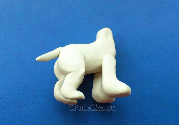 Πώς να φτιάξετε ένα σκυλί από πλαστελίνη; 88 Φωτογραφία Πώς να φτιάξετε ένα σκυλί για παιδιά από βελανίδια και πλαστελίνη; Βήμα-βήμα φλοιός και άλλα στοιχεία 27212_8