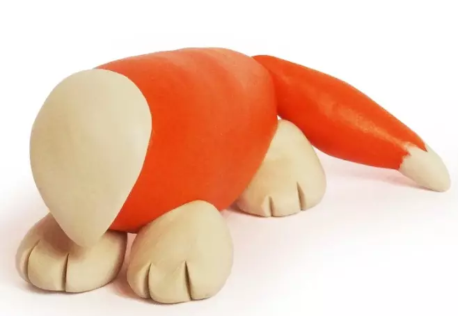 Hoe een hond van plasticine te maken? 88 Foto Hoe een hond te maken voor kinderen van eikels en plasticine? Stap-by-step-husk en andere figuren 27212_84