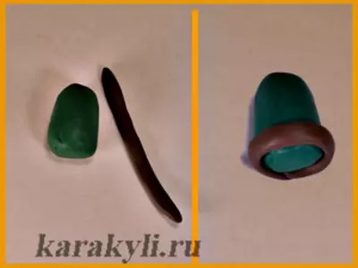 Bull alates Plasticine: Kuidas teha pulli sammu välja koonuseid ja plastiliin? Kuidas teha pea figuriin lastele? Light modelleerimine oma kätega 27218_15