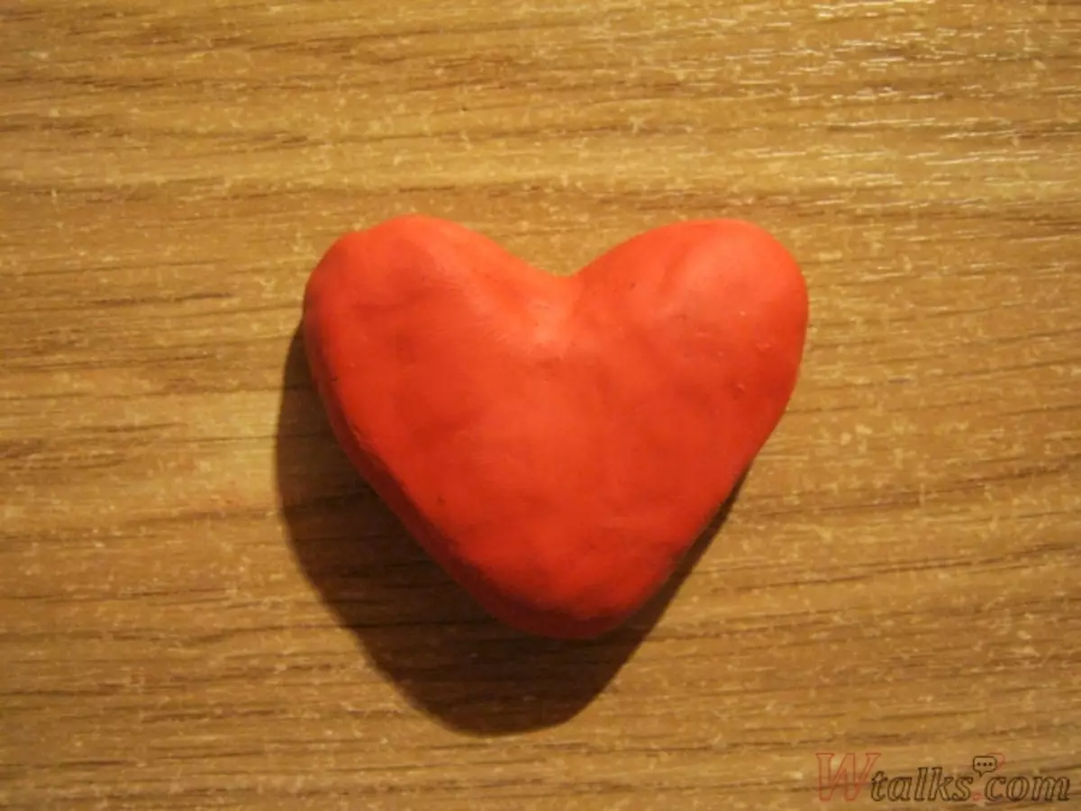 Сердце из пластилина