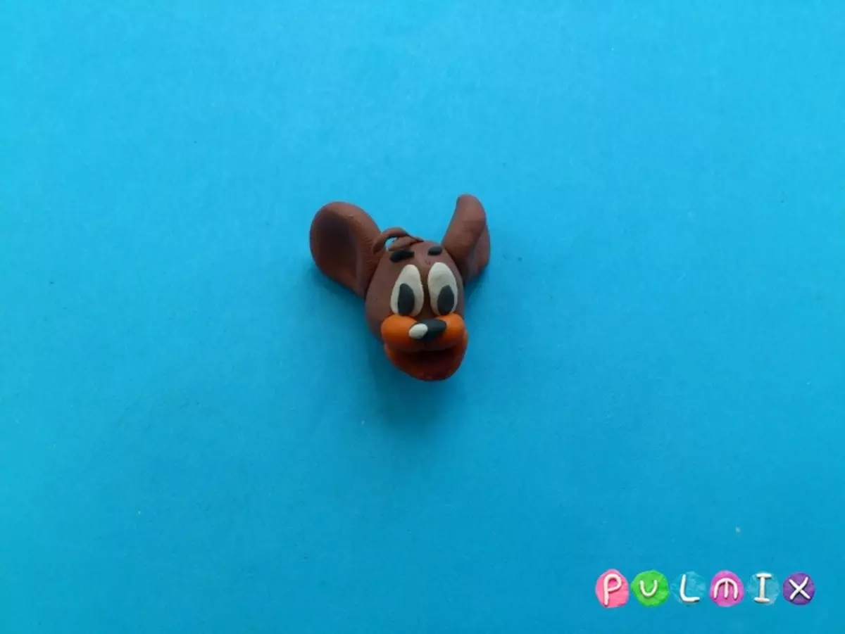 Plasticine-Maus (58 Fotos): Wie kann man mit einem Kegel mit einem Plastilin eine Maus mit einem Kegel machen und machen Sie es für Kinder mit dem Schritt Schritt für Schritt? Mausmaus mit Kastanien und mit Walnüssen tun es selbst 27220_41
