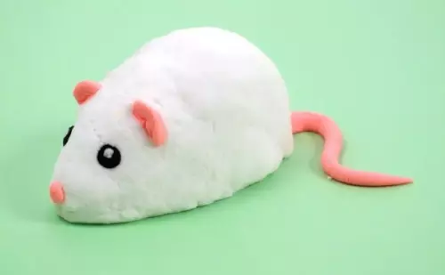 Plasticine hiir (58 fotot): Kuidas teha hiirt koonusest plastriga ja muudavad selle lastega lastele samm-sammult? Hiire hiir kastanitega ja pähklitega teevad seda ise 27220_57