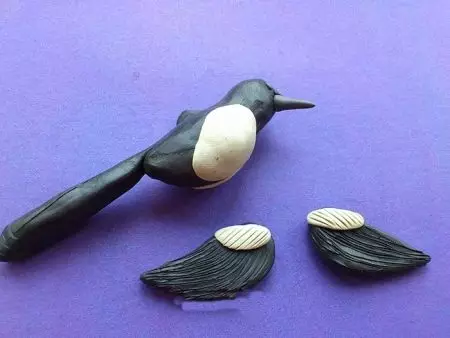 Bulbie aus Plastilin: Wie kann man einen schönen Vogel für Kinder machen? Die Vögel in 3-4 Jahre und 5-6 Jahre mit ihren eigenen Händen setzen. Wie kann man einen Wintervogel queten machen? 27225_30