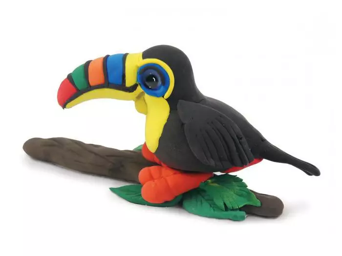 پلاسٹکین سے بلیبی: بچوں کو ایک خوبصورت پرندوں کیسے بنانا ہے؟ پرندوں کو اپنے ہاتھوں سے 3-4 سال اور 5-6 سال میں ڈالنا. موسم سرما کے پرندوں کو کس طرح بنانا ہے؟ 27225_4