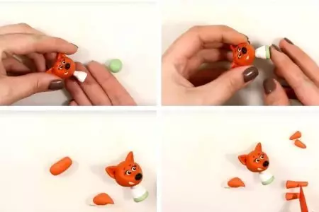 Fox från plasticine (43 foton): Hur man gör ett fästelement från plasticine och insatser steg för steg för barn? Hur man gör det nybörjare med egna händer? 27231_36