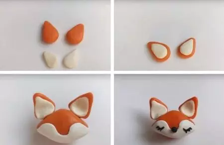 Fox från plasticine (43 foton): Hur man gör ett fästelement från plasticine och insatser steg för steg för barn? Hur man gör det nybörjare med egna händer? 27231_41