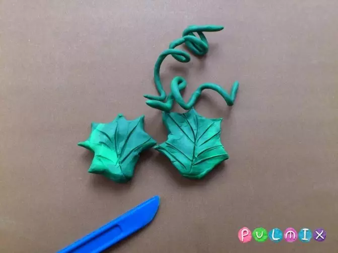 Grožđe od plastelina: modeliranje lima za djecu. Kako napraviti grožđa s vlastitim rukama korak po korak? Kako to učiniti na kartonu? 27234_7