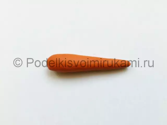 Plasticine porkkanat: Miten tehdä porkkanat lapsille vaiheissa? Mitä sinun tarvitsee tehdä se? Vihjeitä 27236_16