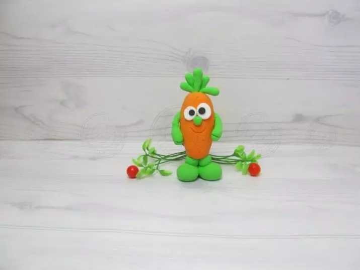 Carrots Plasticine: ວິທີການເຮັດໃຫ້ carrots ກັບເດັກນ້ອຍໃນໄລຍະ? ທ່ານຈໍາເປັນຕ້ອງເຮັດຫຍັງ? ຄໍາແນະນໍາກ່ຽວກັບການວາງ 27236_21