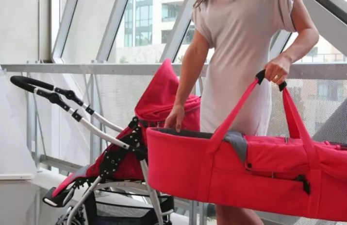 Bir yenidoğan için çanta taşıyan (80 fotoğraflar): bebek için taşınabilir model, yorumlar 2732_29