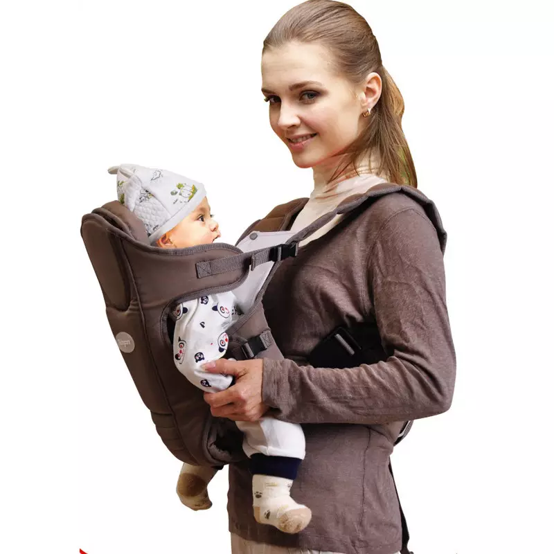 Kangaroo torba (67 fotografija): Modeli za novorođenče i djecu Chicco 2774_47