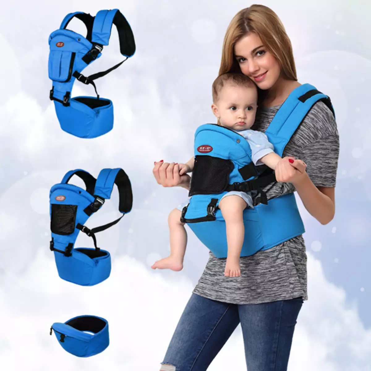 Kangaroo Bag (67 foto's): Modellen voor een pasgeboren baby en kinderen Chicco 2774_57