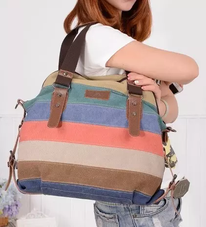 Текстильні сумки (86 фото): жіночі стильні складні сумки з текстилю, бренд Moshna 2775_29