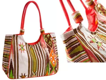Tekstilposer (86 bilder): Kvinners stilfulle foldingsposer fra tekstiler, merke MOSHNA 2775_34