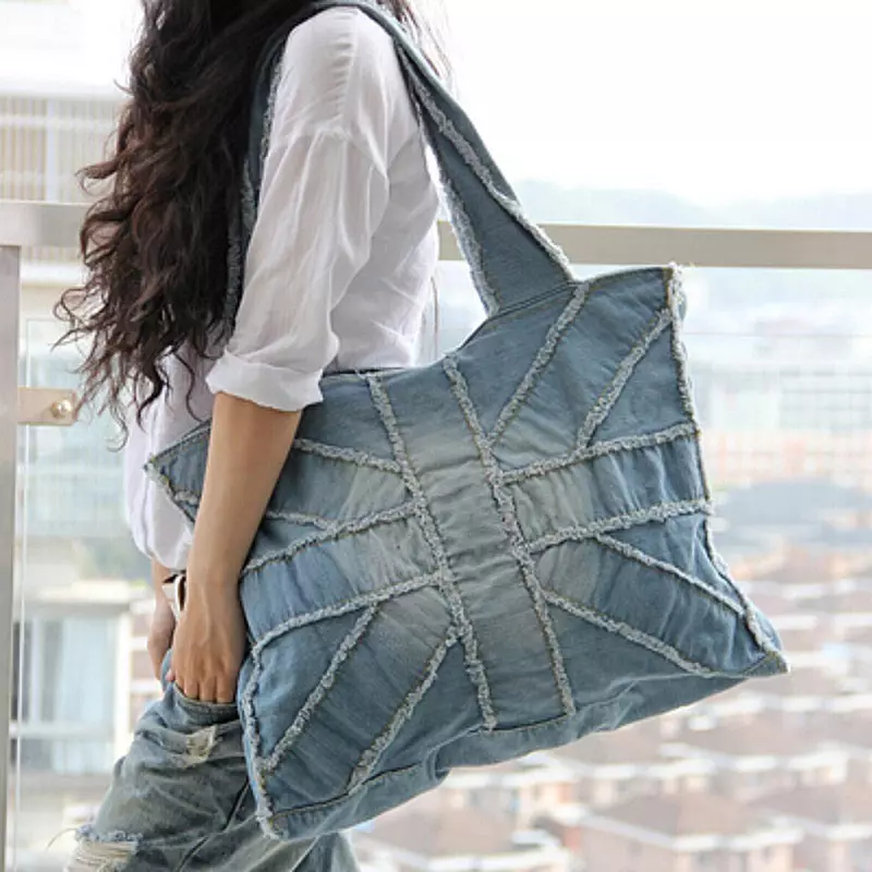 Тъкани торбички (89 снимки): Дамски тъкани Еко-модели, майсторски клас по шиене, как да направим торба с булба и лен 2777_20
