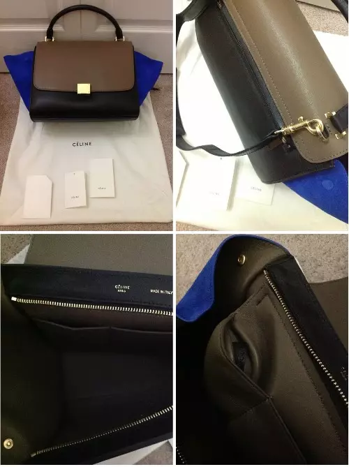 Celine Bags (77 ဓာတ်ပုံများ) - အမျိုးသမီးမော်ဒယ်များ, မူရင်းကိုမည်သို့ခွဲခြားရမည်နည်း 2779_54