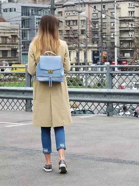 Dames Bag-Rugzak (96 foto's): Wat te dragen Modellen voor mama uit stof en jeugd, voor laptop en wielen, voor stad en strand 2797_94