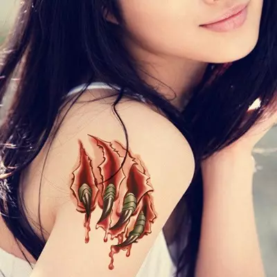 Tattoo s Dragons (68 fotografija): Skice i vrijednosti. Tetovaže na ruci i na ramenu, na leđima i na kuku, na vratu i nozi, na podlaktici i na drugim dijelovima tijela 279_26