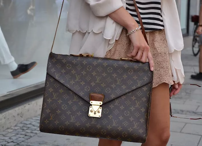 Louis Vuitton táskák (100 fotók): Louis Vuitton Eredeti, Női, Útmodell, Bőr termékek 2809_26