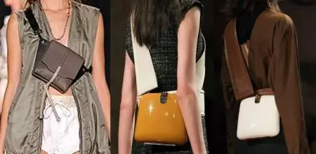Leather Bags Women (114 Photos): Genuine Leather Models mula sa Prado, Francesco Marconi at iba pang mga tatak, itim at buwaya 2811_29