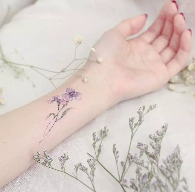 Тендер ТАТТОО: Скице за девојчице. Тетоваже на руци и на раменима, малим и великим. Њежно цвеће и друге женске и софистициране тетоваже 282_7
