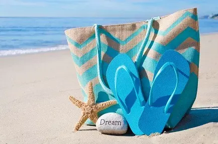 Bags de praia (78 fotos): Modelo-alfombra para a praia 2021, grande e transparente do segredo de Victoria, malla e palla 2836_32