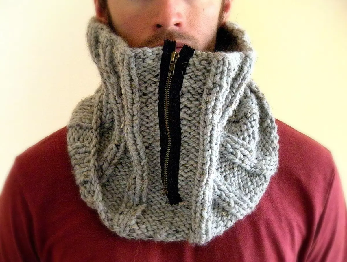 Sjaal met nek (23 foto's): Hoe een sjaal te dragen met een keel en schouders 2863_22