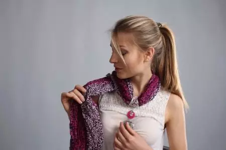 Schal-Halskette (29 Fotos): Modelle mit Perlen, Wie trägt man 2869_29