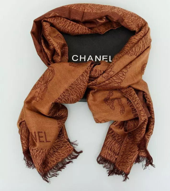 Chanel Chanel، Michael Kors و دیگر مارک ها (38 عکس): مدل های روسری اصلی 2872_27