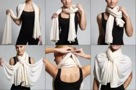روسری ابریشم (42 عکس): مدل های زیبا زنان، نحوه پوشیدن، از ابریشم طبیعی 2880_21