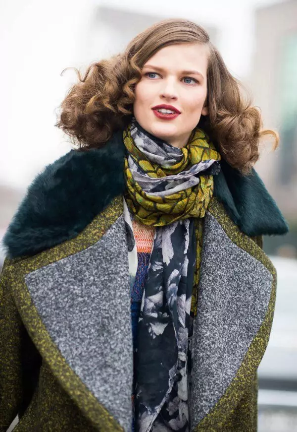 如何绑长围巾（79张照片）：美丽的方式领带针织，温暖的羊毛和冬天非常长的围巾 2898_61