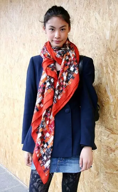 如何绑长围巾（79张照片）：美丽的方式领带针织，温暖的羊毛和冬天非常长的围巾 2898_73