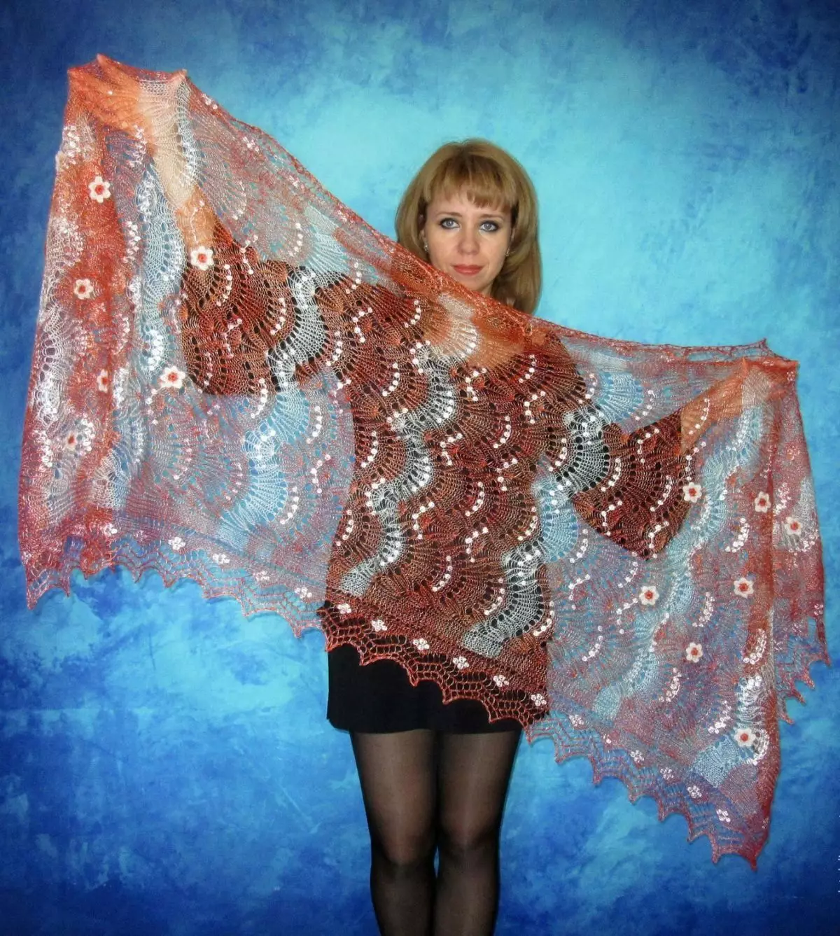 Iepenwurk sjaal (83 foto's): Lace, fan lint-lace, fan seksje yarn 2899_16